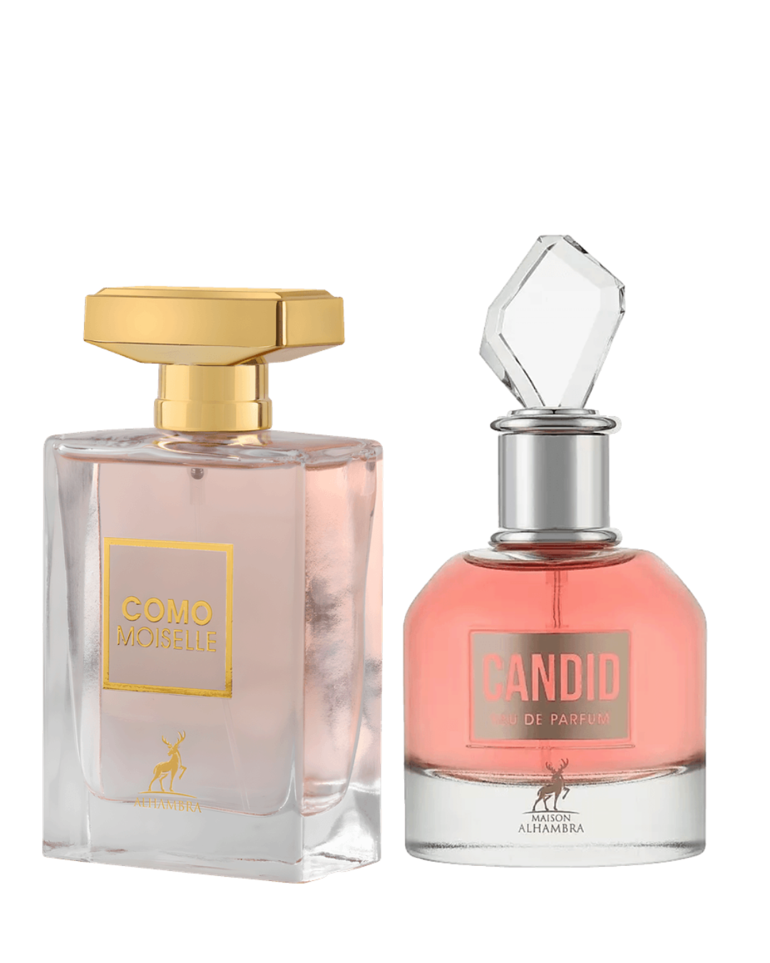 Combo Árabe: Como Moiselle Eau de Parfum 100ml + Candid Eau de Parfum 100ml