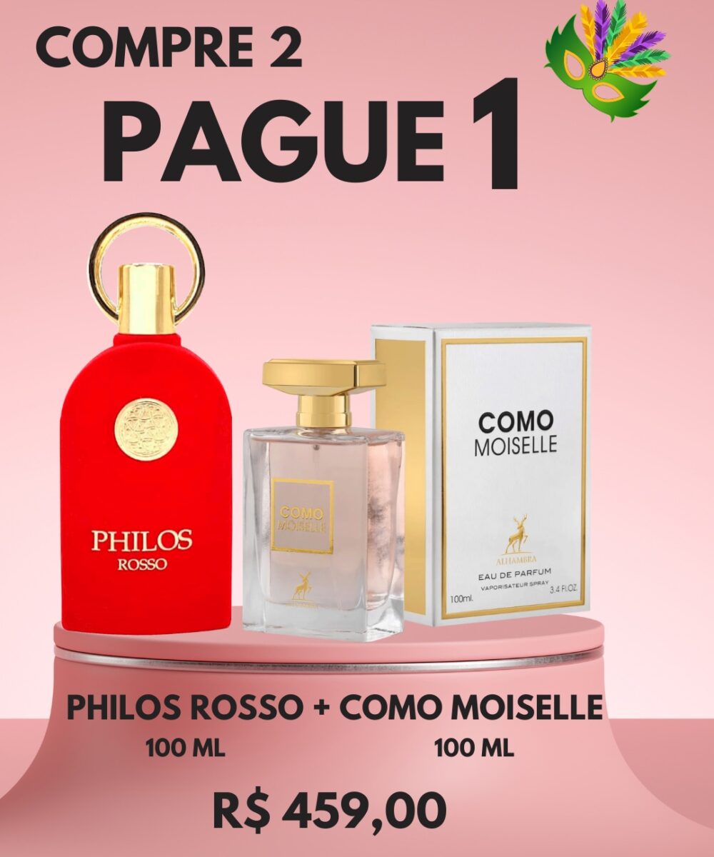 Combo Árabe Philos Rosso + Como Moiselle