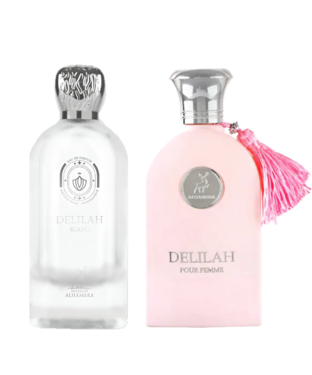 Combo Árabe: Delilah Blanc Eau de Parfum 100ml + Delilah Eau de Parfum 100ml — Maison Alhambra