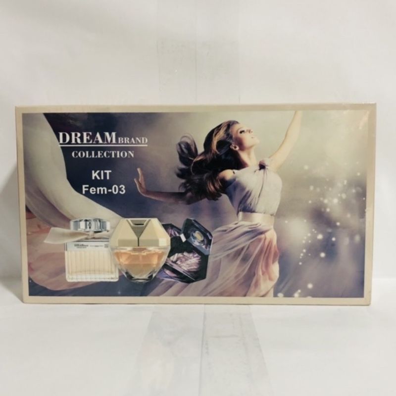Kit Brand Colletion Inspiração Chloé, Lady Million e La Nuit Trésor 25 ml
