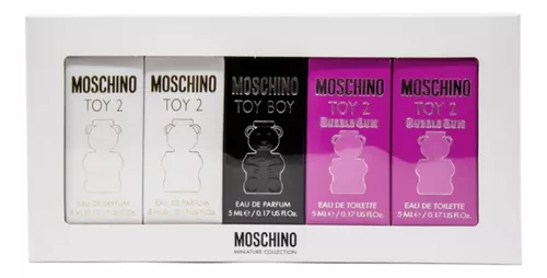 Kit de Miniaturas Moschino Toy 5 peças 5ML