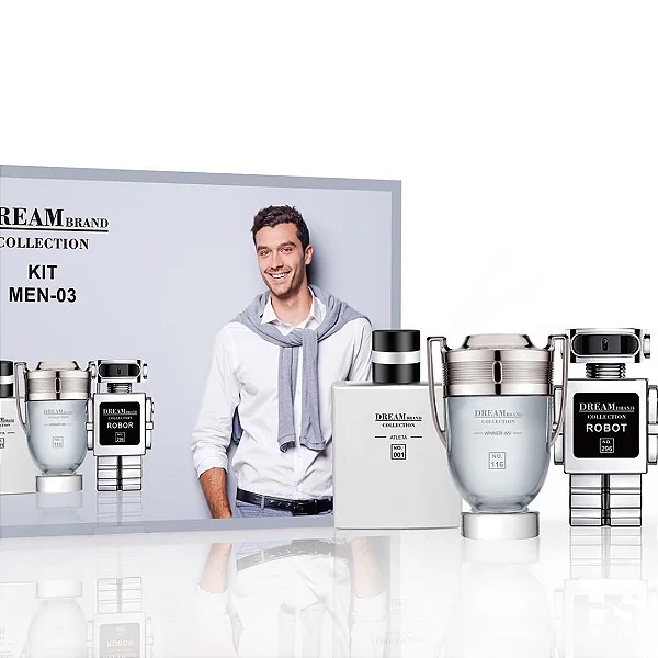 Kit Brand Inpiração  Allure,Invictus, Phanton 25 ml Cada