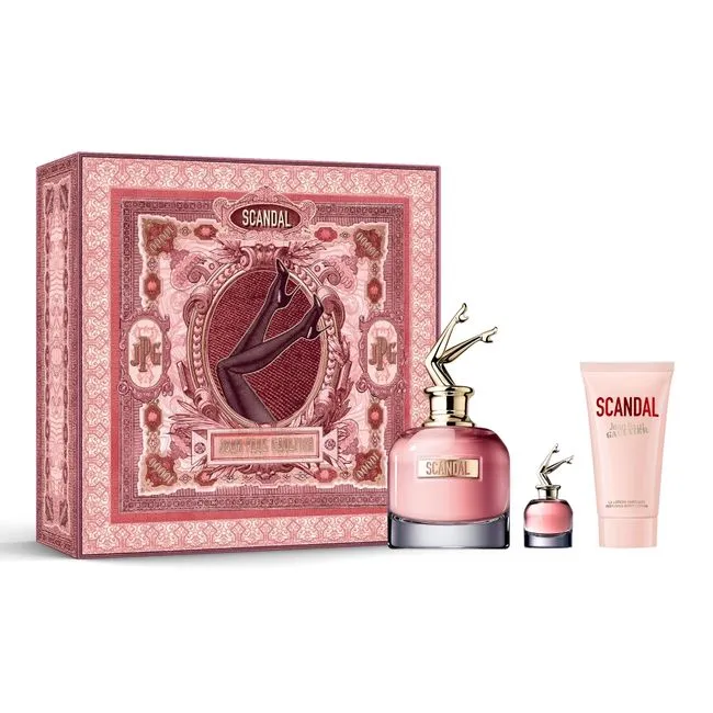 Jean Paul Gaultier Kit Scandal Eau De Parfum 80ml+Body lotion 75ml+Miniatura 6ml