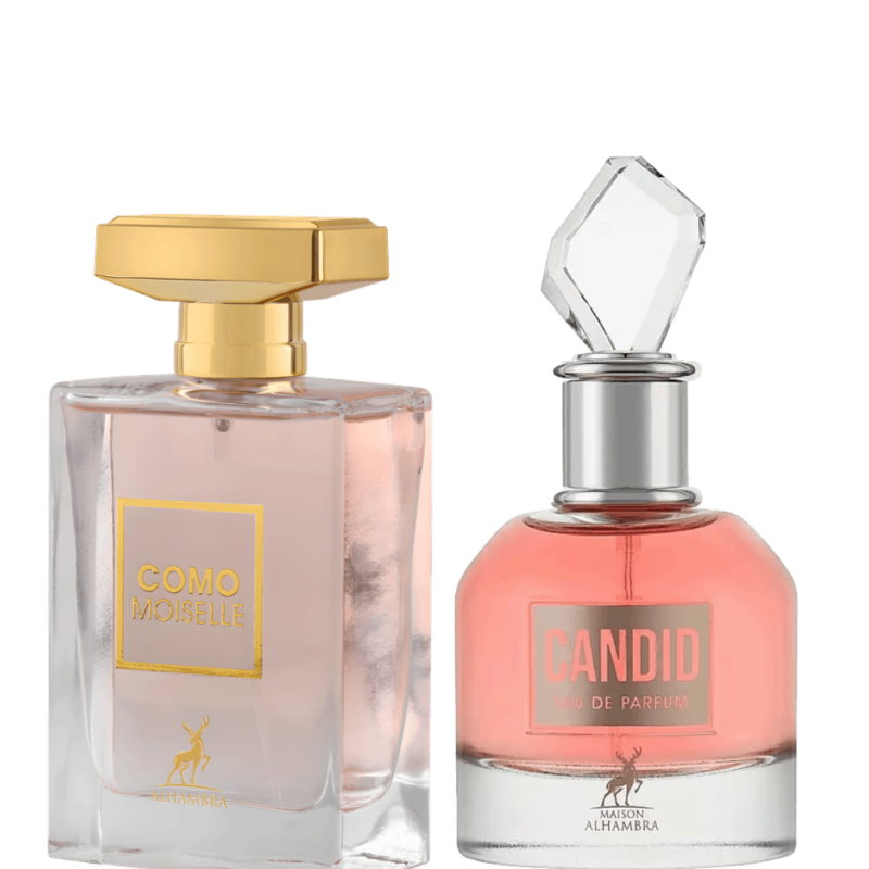 Combo Árabe: Como Moiselle Eau de Parfum 100ml + Candid Eau de Parfum 100ml