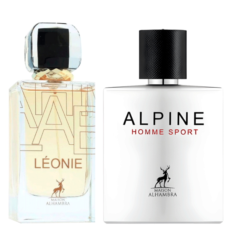 Combo Árabe: Alpine Homme Sport Eau de Parfum 100ml + Leonie Eau de Parfum 100ml
