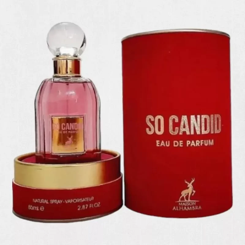 ÁRABE MAISON AL SO CANDID EDP 85ML  ( Ref olfativa So Scandal! Jean Paul Gaultier)