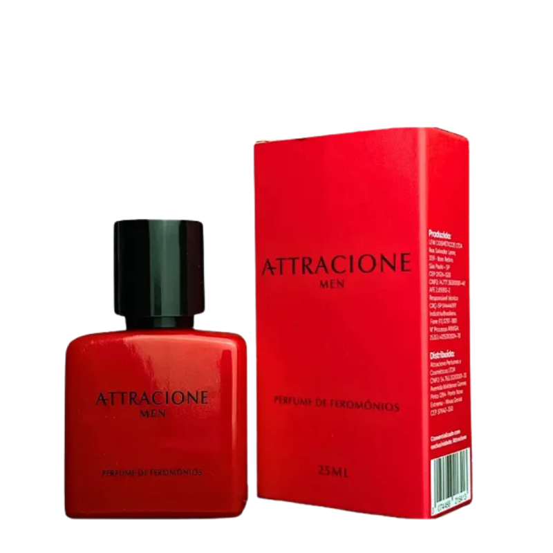 Attracione Men Perfume Com Feromônio De Alta Atração 25 Ml