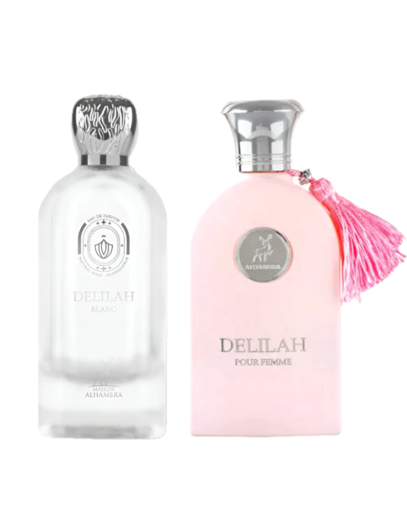 Combo Árabe: Delilah Blanc Eau de Parfum 100ml + Delilah Eau de Parfum 100ml — Maison Alhambra