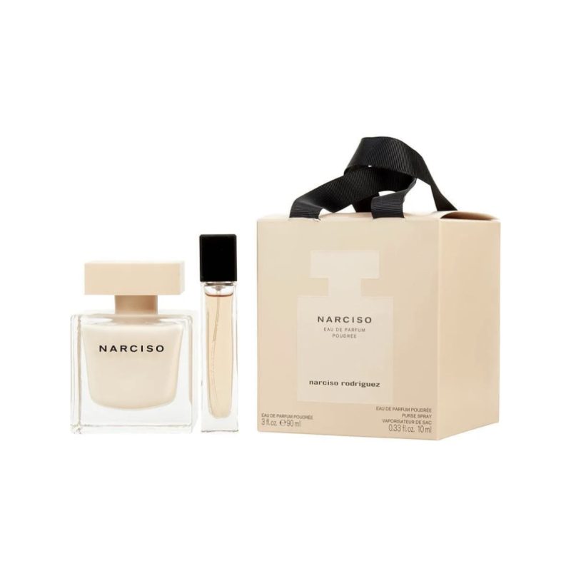 Kit Narciso Rodriguez Poudree Eau De Parfum Spray 90 Ml & 10 Ml