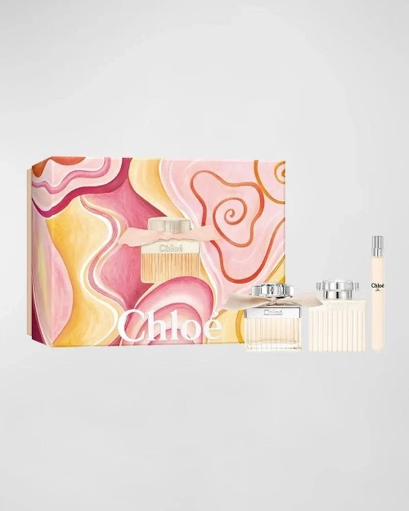 Kit Chloe Signature Eau De Parfum Perfume 75ml+Body Lotion 100ml+Perfume De Bolsa