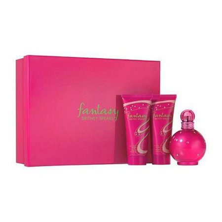 Kit Fantasy Britney Spears Eau de Parfum Perfume 100ml+Hidratante100ml+ Gel de Banho 100ml