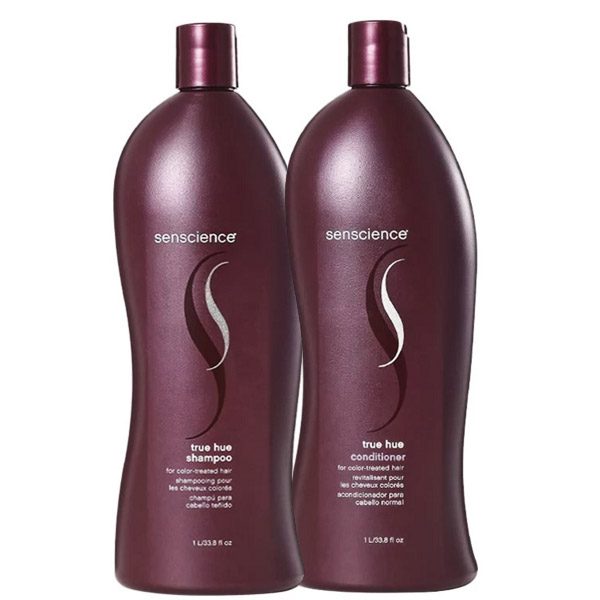 Kit Senscience True Hue Duo 1 Litro cada Shampoo e Condicionador