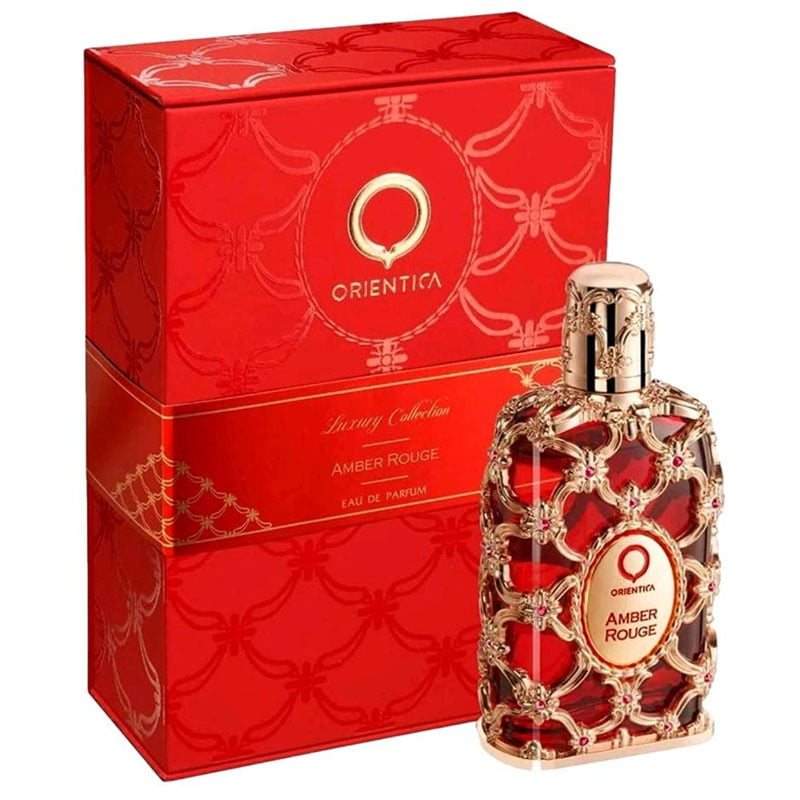 ÁRABE - Orientica Luxury Collection Amber Rouge Eau de Parfum 80ml (REF.OLFATIVA BACCARAT ROUGE)