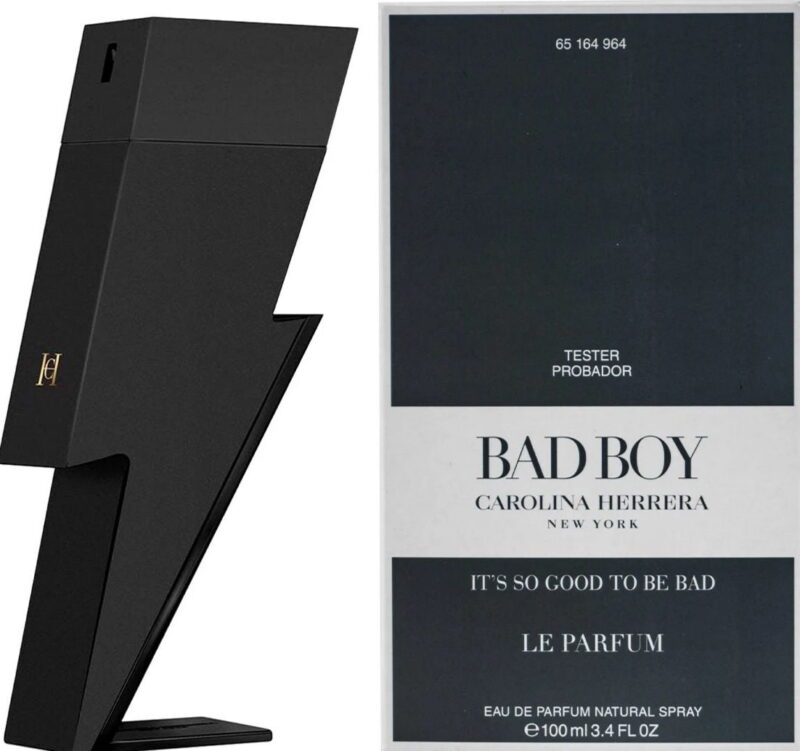 Tester Carolina Herrera Bad Boy Parfum - 100ml