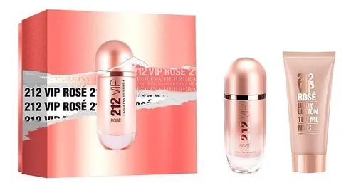 Carolina Herrera 212 Vip Rosé Kit 80ml + Hid Corporal - 100ml