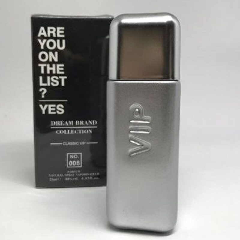 008 - Dream Brand Collection Classic Vip (REFERÊNCIA OLFATIVA 212 Vip Men) - 25ml