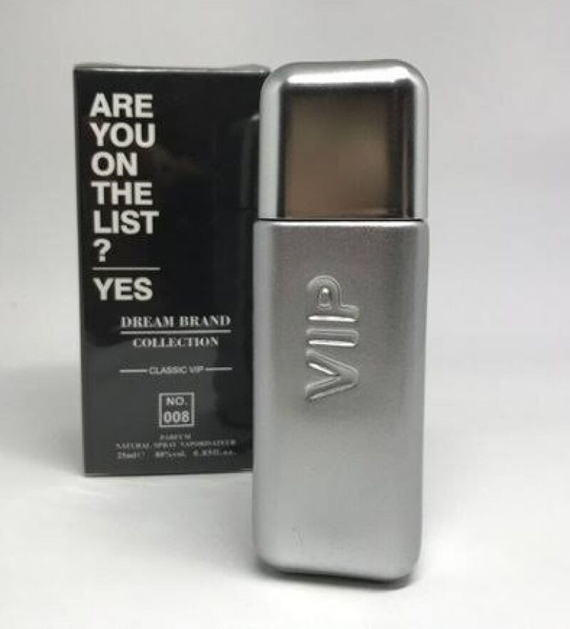 008 - Dream Brand Collection Classic Vip (REFERÊNCIA OLFATIVA 212 Vip Men) - 25ml