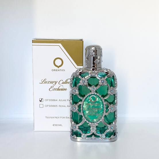 Tester Orientica Luxury Collection Exclusive Azure Fantasy Unissex Extrait de Parfum – 80ml