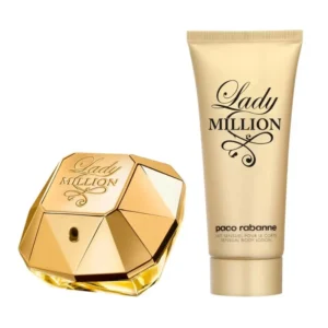 Kit Lady Million Rabanne Perfume Feminino EDP 80 Ml + Creme