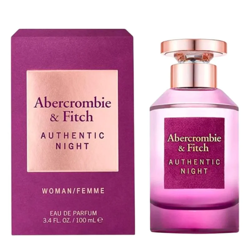 Abercrombie & Fitch Authentic Night Woman Eau De Parfum 100 ml - Perfume Feminino