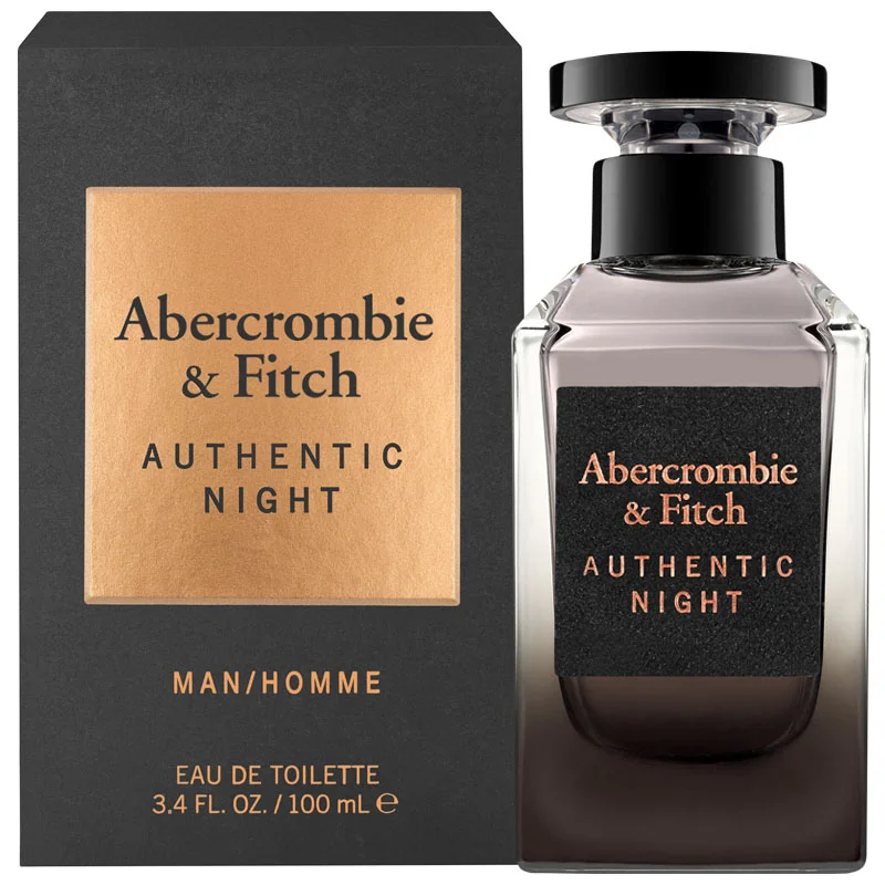 Authentic Night Man Abercrombie & Fitch Eau de Toilette Masculino - 100 ml - Perfume Feminino