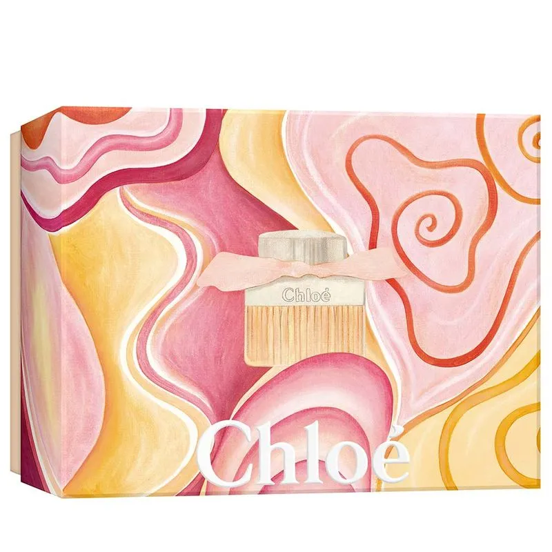 Kit Chloe Signature Eau De Parfum Perfume 75ml+Body Lotion 100ml+Perfume De Bolsa