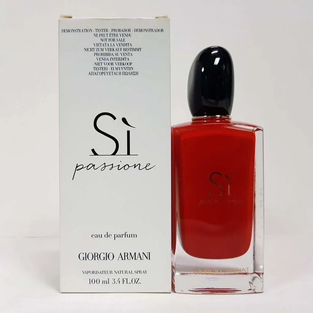 Tester Sí Passione Giorgio Armani Eau de Parfum - 100 ml - Perfume Feminino