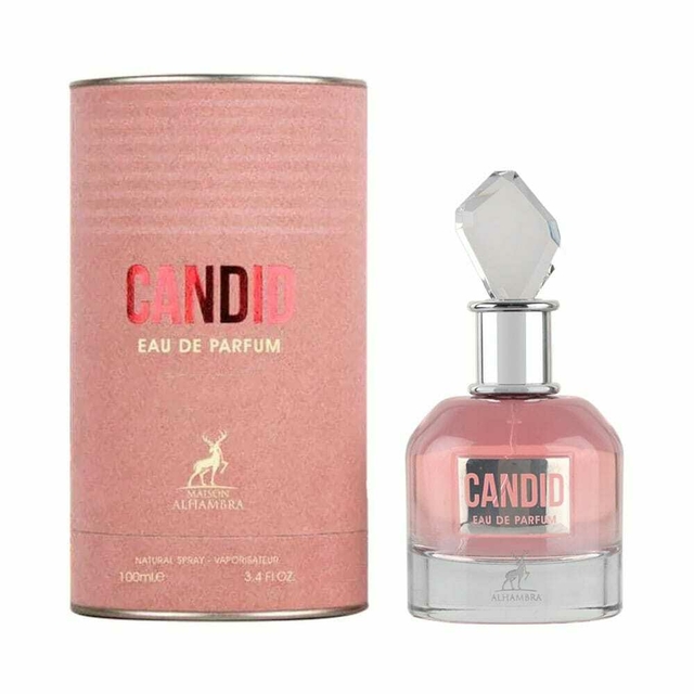 Árabe Maison Alhambra Candid EDP 100ml (REF. OLFATIVA AO SCANDAL)