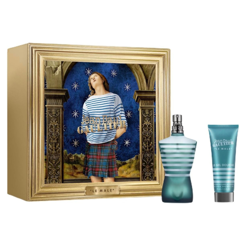 Kit Jean Paul Gaultier Le Male masculino EDT 75ml + Shower gel 75ml