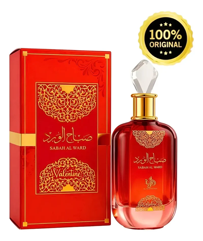 Perfume Arabe Sabah Al Ward Valentine 100ml Original